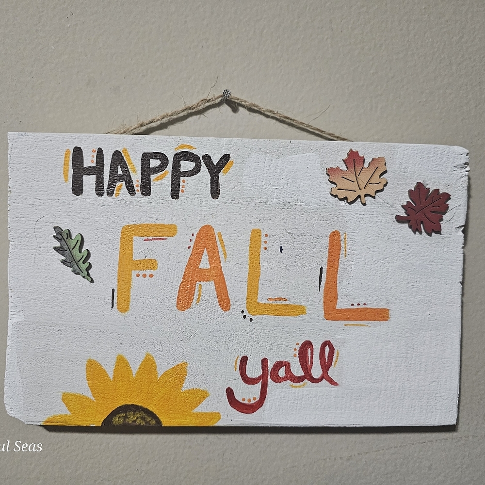 Handmade sign
